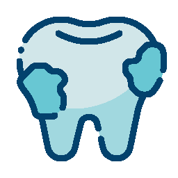 Icono de placa dental